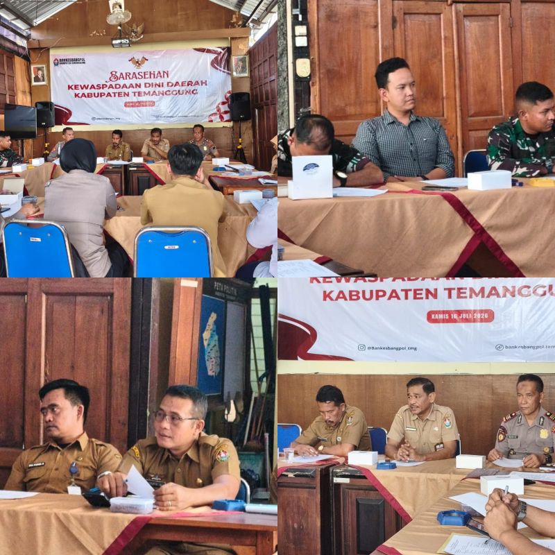 Bankesbangpol Kabupaten Temanggung melaksanakan kegiatan Persiapan Upacara Pembukaan Pendidikan dan Pelatihan serta Pelaksanaan Pendidikan dan Pelatihan Pasukan Pengibar Bendera Pusaka (Paskibraka) Kabupaten Temanggung Tahun 2026.