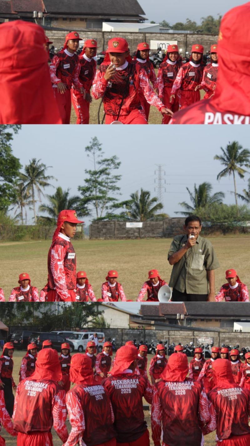 Hari Ke-6 Pendidikan dan Pelatihan (Diklat) Calon Pasukan Pengibar Bendera Pusaka (CAPASKIBRAKA) Kabupaten Temanggung Tahun 2026