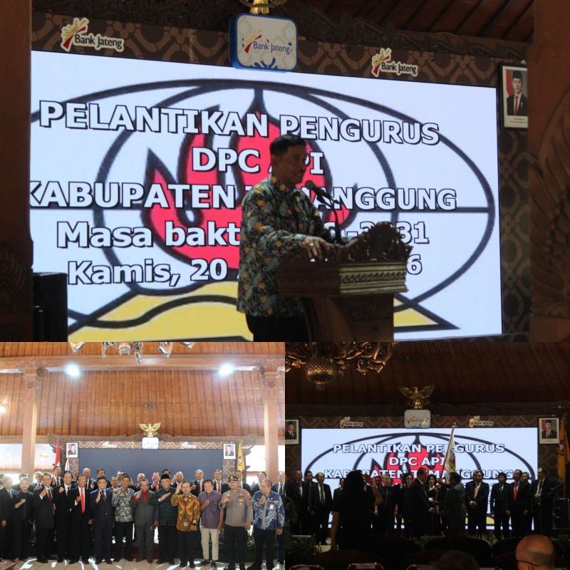 Pelantikan Pengurus DPC API Kabupaten Temanggung