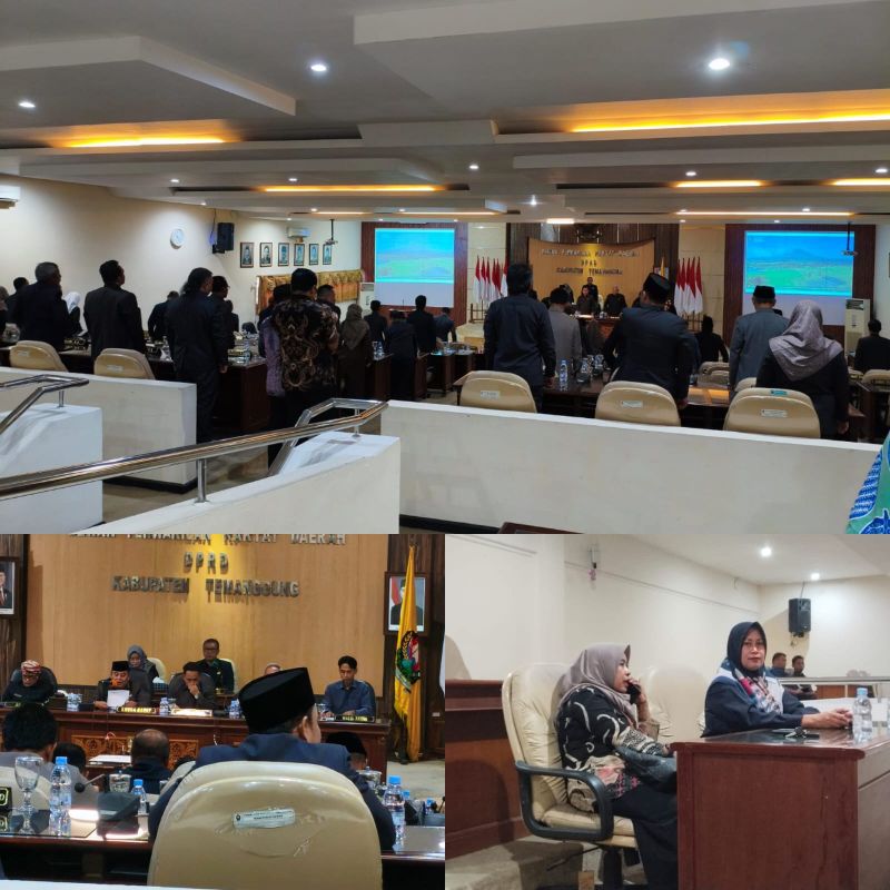 Rapat Paripurna DPRD Kabupaten Temanggung