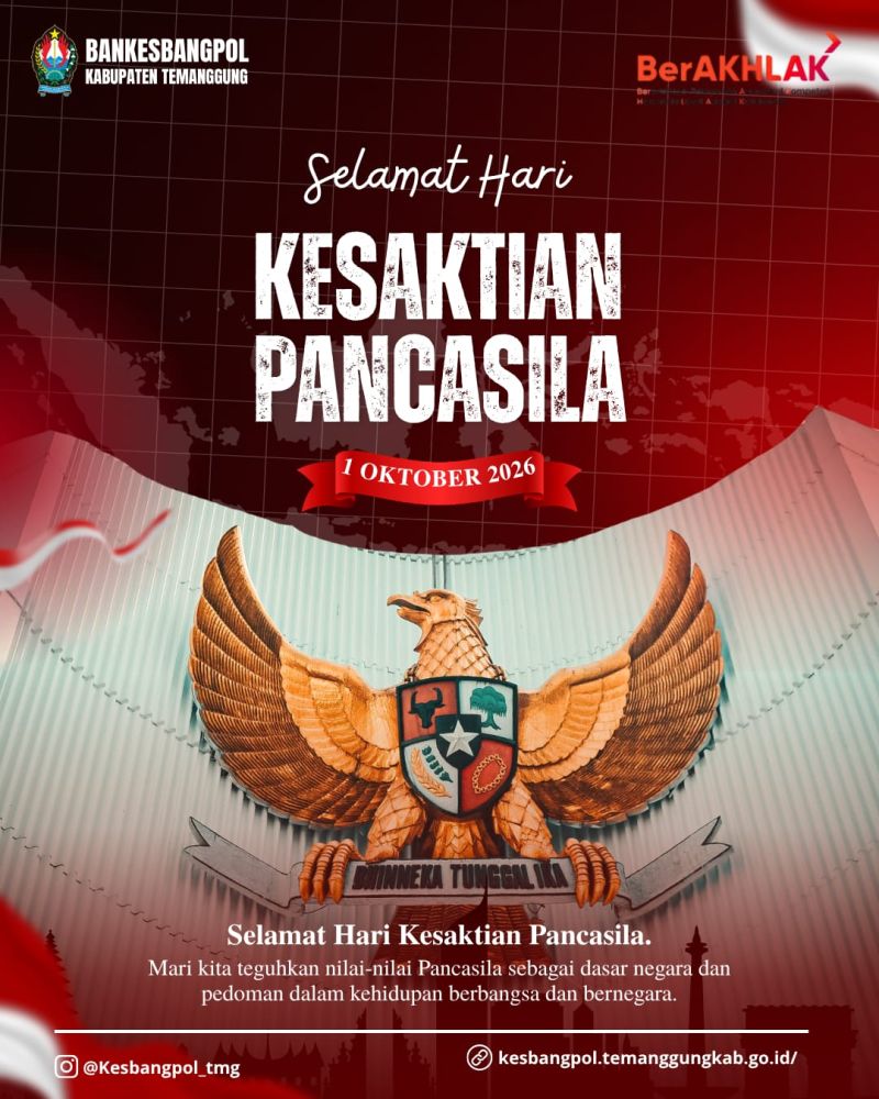 Selamat hari kesaktian Pancasila